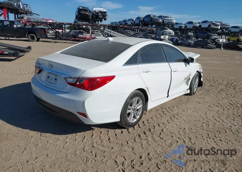 2014 Hyundai Sonata Gls from USA, damaged, VIN 5NPEB4AC7EH896582